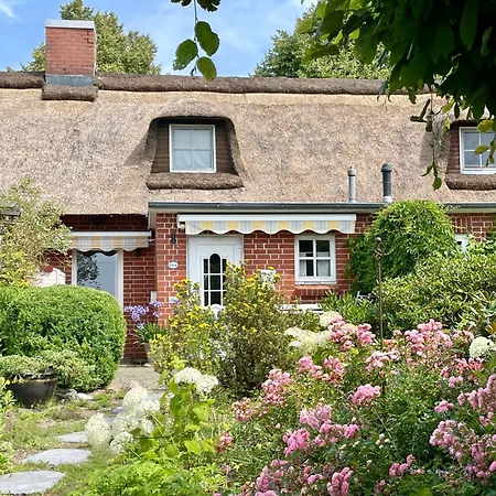 Reetdachhaus In Seenaehe, Ruhige Lage, Kamin & Terrasse *