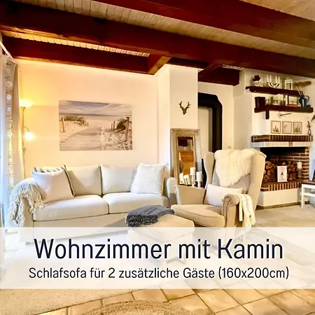 Сasa de vacaciones Reetdachhaus In Seenaehe, Ruhige Lage, Kamin & Terrasse